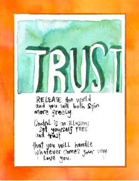 Trust Inspiration Poem by Lisa Fernyhough