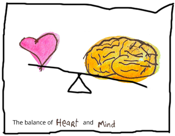 Balance of heart and mind